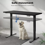 Levede Motorised Standing Desk Adjustable Electric Sit Stand Cable Management