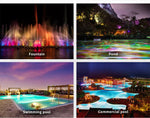 Emitto 12-32V 45W Resin Filled Underwater LED Swimming Pool Lights RGB Spa Lamp
