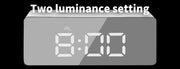 Alarm Clock Digital Led Mirror Desk Table Temperature Time Snooze USB Battery