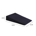 Dreamz Wedge Pillow Sleep Bed Cushion Cool Gel Memory Foam Neck Back Support
