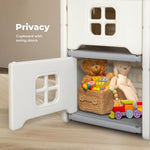 Bopeep Drawer Storage Cabinet Classified Toy Storage Rack Multi-layer 4 Cells