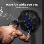 Centra Electronic Punching Box Music Machine Home Training Bluetooth 8 Speeds