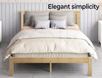 Levede Wooden Bed Frame Single Size Mattress Base Timber