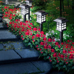 Emitto Solar Power Garden Lawn Lights Outdoor Yard Lamp 12x LED Waterproof