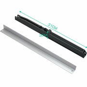 Levede Sliding Barn Door Hardwre Track Set 1.5/1.83/2/2.44/3/3.66/4M Roller Kits