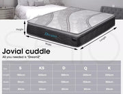 Dreamz Mattress Pocket Spring Cool Gel Memory Foam Euro Top Medium Firm 30CM