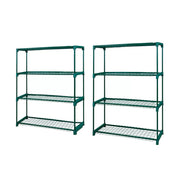 Levede 2x 4 Tier Plant Stand Shelves Garden Steel Storage Shelf Steel Frame