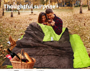 Mountview Double Sleeping Bag Outdoor Camping Hiking Thermal -10℃ Tent Sack