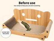 Pawz Cat Kitten Claw Scratching Board Post Scratcher Corrugated Cardboard Toy