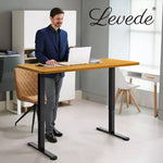 Levede Desktop For Motorised Adjustable Desk Electric Sit Stand Table 120X60CM