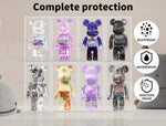 Bearbrick Display Case 400 1000 Pop Mart Acrylic Plastic Storage Box Dustproof