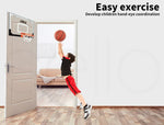 Centra Mini Basketball Hoop Door Mounted for Kids - Black/White