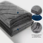 Dreamz Weighted Blanket Heavy Gravity Adults Sleeping Deep Relax Kids Adult 9KG