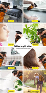 4x500ml Amber Glass Spray Bottles Trigger Water Sprayer Aromatherapy Dispenser