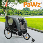 Pawz Pet Bike Trailer Bicycle Dog Stroller Puppy Outdoor Cycling Oxford Fabric