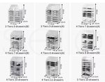 Acrylic Makeup Organizer Cosmetic Storage Box Jewelry Holder Display Drawer
