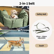 Pawz Dog Car Seat Booster Belt Pet Portable Travel Bed Hand-carry Washable