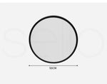 Emitto Ultra-Thin 5CM LED Ceiling Down Light Surface Mount Living Room Black 36W