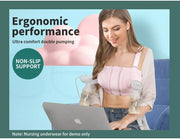 Electric Breast Pump Automatic Milk Suction Double Side Intelligent Baby Feeder