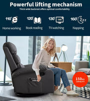 Levede Massage Chair Recliner 360 Swivel Tray Heated Lounge Relax Sofa Armchair