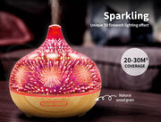 Aromatherapy Diffuser 3D Aroma Essential Oils Ultrasonic Air Humidifier Purifier