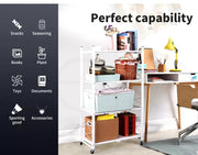 Levede Storage Rack Garage Foldable Kithen Organizer Shelves Bookshelf Shelf