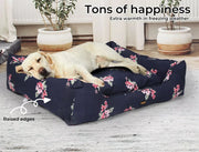 Pawz Pet Calming Bed Dog Warm Soft Plush Double-sided Cushion Removable Washable