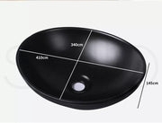 Dutxa Ceramic Basin Bathroom Sinks Hand Wash Bowl Vanity Above Counter Matte