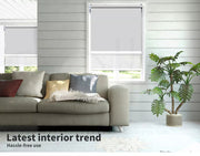 Roller Blinds Blackout Blockout Curtains Double Window Sunshade Mordern Shades