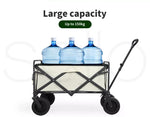 Lambu Garden Camping Trolley Outdoor Garden Wagon Cart Folding Heavy Duty Large