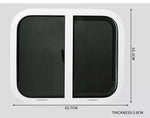 Manan Sliding Window Caravan Motorhome Float Horse RV UTE Camper 600mmx500mm