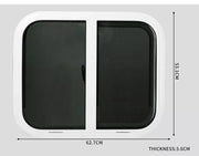 Manan Sliding Window Caravan Motorhome Float Horse RV UTE Camper 600mmx500mm