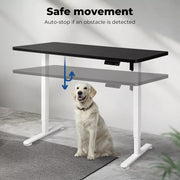 Levede Motorised Standing Desk Height Adjustable Electric Sit Stand Table 140CM.