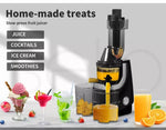 Slow Juicer Cold Press Juicers Extractor Whole Fruit Vegetable Health Processor