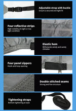 Caravan Cover Campervan Van 4 Layer Heavy Duty 22-24FT UV Carry Bag Covers