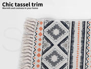 Marlow Floor Rug Boho Area Rugs Tassel Washable Living Room Bedroom Carpet