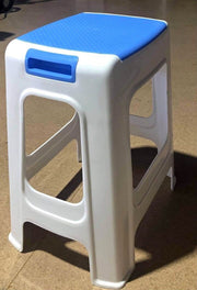 New 20pcs BLUE Super Strong Heavy Duty Plastic Stool Chair 45x32x17cm Hold 100Kg