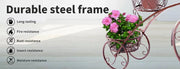 2x Levede Plant Stand Outdoor Indoor Metal Pot Garden Decor Flower Rack Shelf