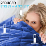 Dreamz Weighted Blanket Adults Size Deep Relax Sleeping Heavy Gravity 9KG