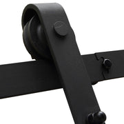 Levede Sliding Barn Door Hardwre Track Set 1.5/1.83/2/2.44/3/3.66/4M Roller Kits