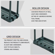 Traderight Garden Farm Shed Garage Tools Storage Rack Handles Organizer Holder