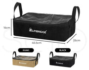 Slimbridge 3PCS Camping Canvas Storage Bags Adventure Portable Caravan Black
