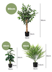Lambu  Artificial Plants in Pot Artificial Potted Shrubs Fake Tree 90 Cm