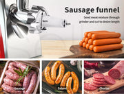 Spector Electric Meat Grinder Mincer Sausage Filler Kibbe Maker Stuffer 800W