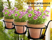 1xLevede  Flower Holder Plant Stand Hanging Pot Basket Plant Garden Wall Storage