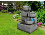 Lambu Solar/Electric Fountain Water Bird Bath Power Pump Indoor Garden Outdoor