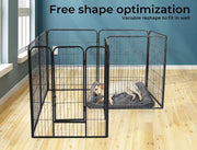 Pawz Pet Dog Playpen Puppy  Cage Enclosure Fence Metal  8 Panel 32