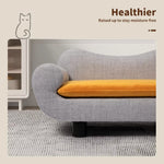 Pawz Pet Sofa Bed Dog Cat Detachable Warm Soft Back Lounge Couch Washable Cover