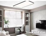 Emitto LED Ceiling Light Ultra-Thin 5CM Morden Simple Lamp Living Room Black 96W