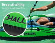 Intex Inflatable Kayak Boat K1 Sports Challenger 1 Seat Person Floating Oar Lake